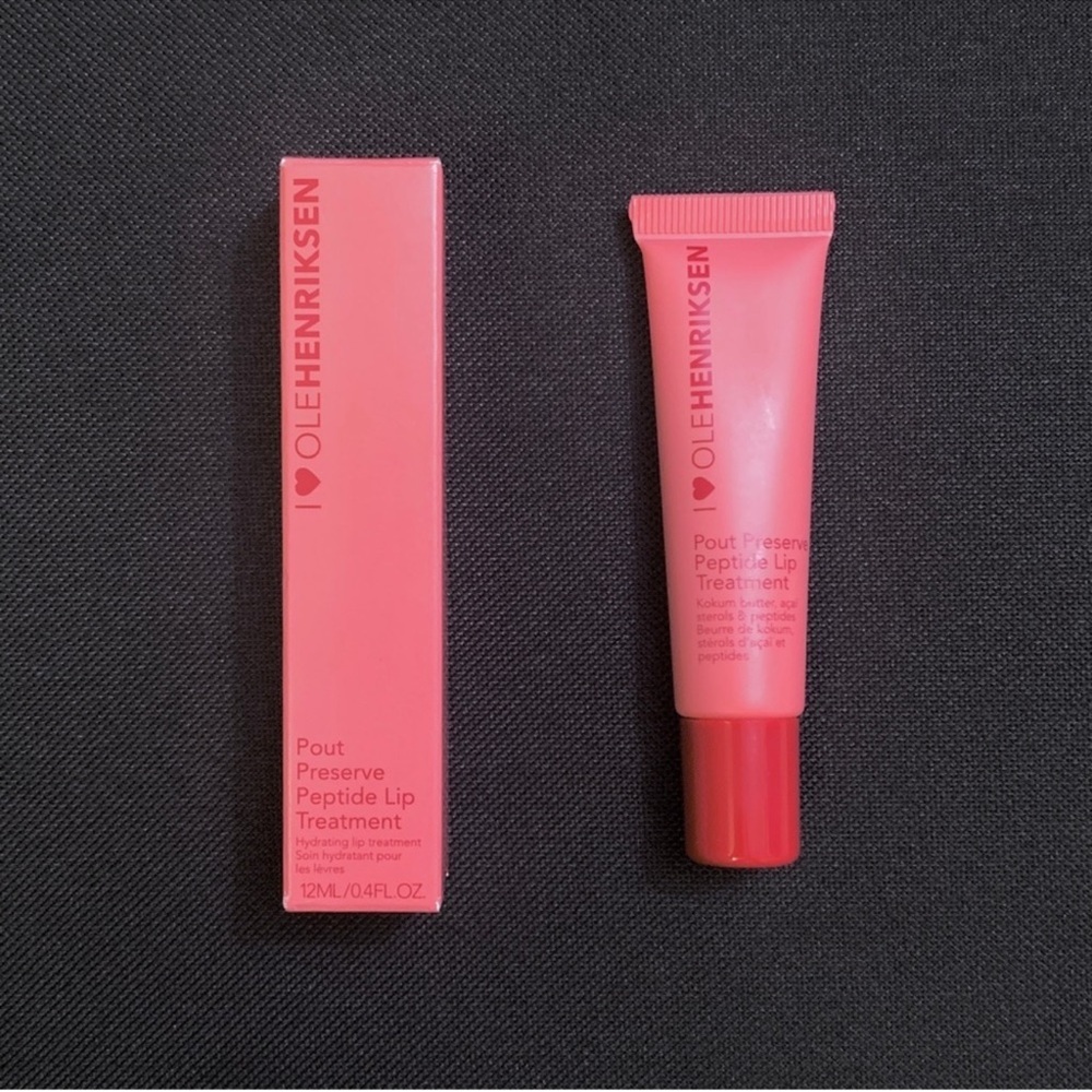 OLE HENRIKSEN Strawberry Sorbet Pout Preserve Peptide Lip Treatment Balm NIB
